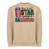 Star Spangled Hammered Heavyweight Sweatshirt | Teevron