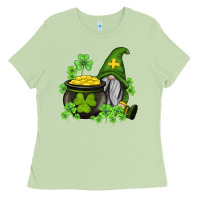 Matcha st patricks gnome and pot of gold Ladies Tee - AdoDesignShop