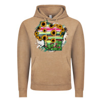 Vintage Coffee Wisconsin State Map Vintage Hoodie - RanaPortraitStore