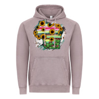 Vintage Zinc Wisconsin State Map Vintage Hoodie - RanaPortraitStore