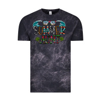 Cloud Black summer aunt Vintage Tee - CowhideDigitalArt