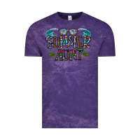 Cloud Purple summer aunt Vintage Tee - CowhideDigitalArt