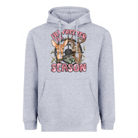 Heather Grey fill the freezer season Heavyweight Hoodie - MaliasSmallBusiness