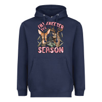 Navy fill the freezer season Heavyweight Hoodie - MaliasSmallBusiness
