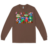 Chestnut christmas stitch coffee Long Sleeve Tee - Jasminsmagicworld