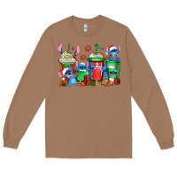 Toasted Coconut christmas stitch coffee Long Sleeve Tee - Jasminsmagicworld