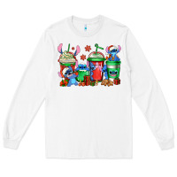 White christmas stitch coffee Long Sleeve Tee - Jasminsmagicworld