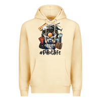 Pina Colada pilot life gnome Premium Hoodie - BarkalooDesign