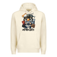 Sandshell pilot life gnome Premium Hoodie - BarkalooDesign