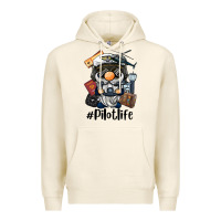 Tofu pilot life gnome Premium Hoodie - BarkalooDesign