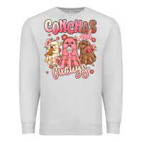 Dove Grey conchas and cucuys mexican desert ghosts Premium Sweatshirt - MaliasSmallBusiness