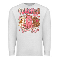 Oatmeal Heather conchas and cucuys mexican desert ghosts Premium Sweatshirt - MaliasSmallBusiness