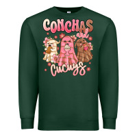 Sports Green conchas and cucuys mexican desert ghosts Premium Sweatshirt - MaliasSmallBusiness