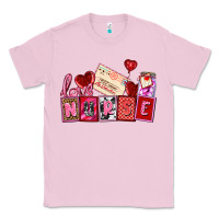 Bubblegum Pink valentines day nurse Classic Tee - AdoDesignShop