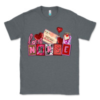 Charcoal Heather valentines day nurse Classic Tee - AdoDesignShop