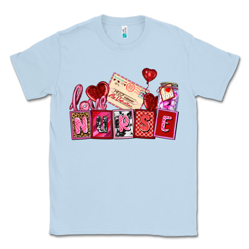 Valentines Day Nurse Classic Tee by AdoDesignShop | Teevron