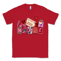 Red valentines day nurse Classic Tee - AdoDesignShop