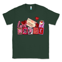 Sports Green valentines day nurse Classic Tee - AdoDesignShop