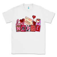 White valentines day nurse Classic Tee - AdoDesignShop