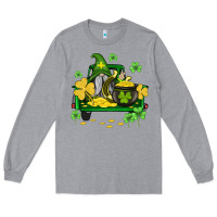 Heather Grey st patricks truck and gnome Long Sleeve Tee - AdoDesignShop