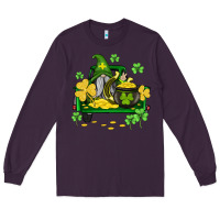 Plum st patricks truck and gnome Long Sleeve Tee - AdoDesignShop