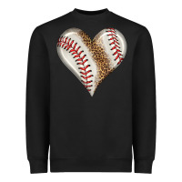 Black baseball heart Heavyweight Sweatshirt - HRA Design Shop
