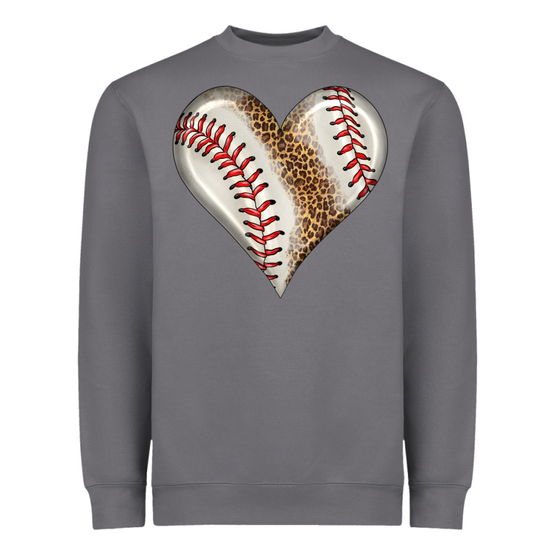 Baseball Heart Heavyweight Sweatshirt by HRA Design Shop | Teevron