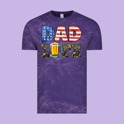 Dad Life Vintage Tee Designed By Hra Design Shop