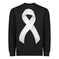 Black lung cancer ribbon fa element Heavyweight Sweatshirt - FaDigitalArtStudio