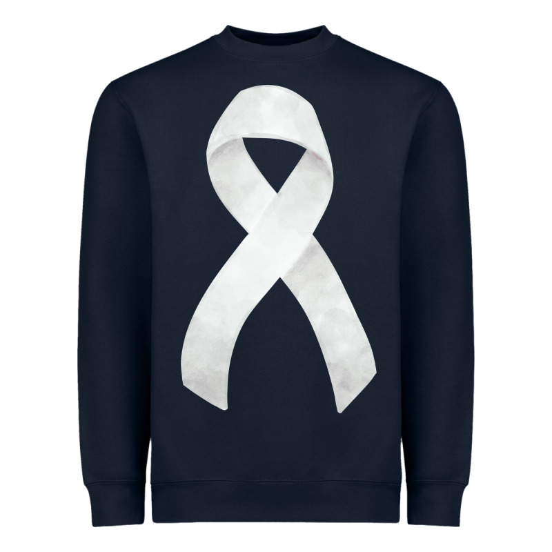 Lung Cancer Ribbon Fa Element Heavyweight Sweatshirt by FaDigitalArtStudio | Teevron