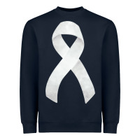 Navy lung cancer ribbon fa element Heavyweight Sweatshirt - FaDigitalArtStudio