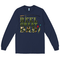 Navy reel great dad Long Sleeve Tee - Artiststas