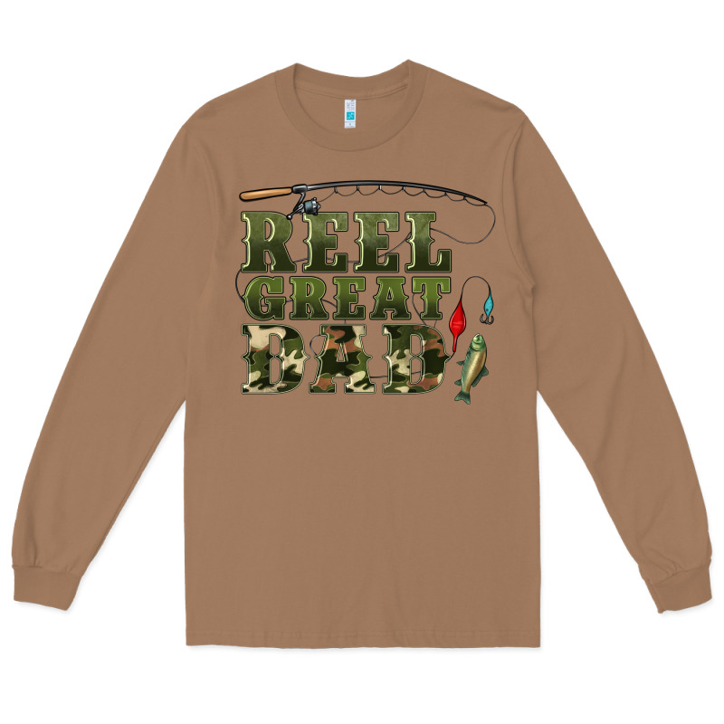 Reel Great Dad Long Sleeve Tee by Artiststas | Teevron