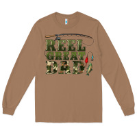 Toasted Coconut reel great dad Long Sleeve Tee - Artiststas