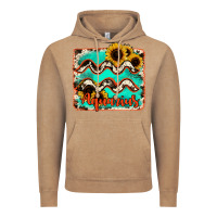 Vintage Coffee aquarius turquoise cowhide Vintage Hoodie - RanaPortraitStore