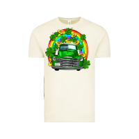 Vintage Arctic st patricks shamrock gold rainbow truck Vintage Tee - FaDigitalArtStudio