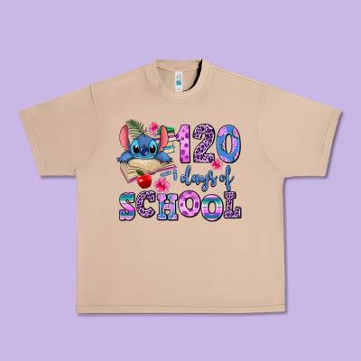 120 Days Of School Urban Heavy Tee Designed By Adodesignshop
