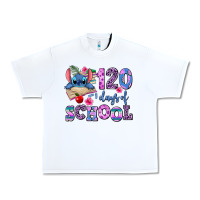 White 120 days of school Urban Heavy Tee - AdoDesignShop