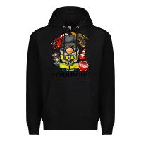 Black truck driver life gnome Premium Hoodie - BarkalooDesign
