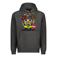 Charcoal Heather truck driver life gnome Premium Hoodie - BarkalooDesign