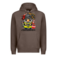Coffee truck driver life gnome Premium Hoodie - BarkalooDesign