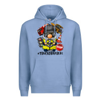 Colony Blue truck driver life gnome Premium Hoodie - BarkalooDesign