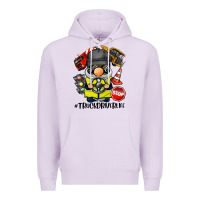 Lilac truck driver life gnome Premium Hoodie - BarkalooDesign