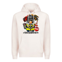 Pale Pink truck driver life gnome Premium Hoodie - BarkalooDesign