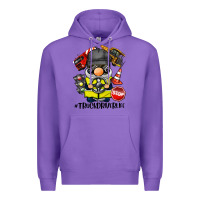 Purple truck driver life gnome Premium Hoodie - BarkalooDesign