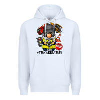 White truck driver life gnome Premium Hoodie - BarkalooDesign