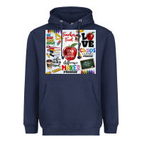 Navy teacher Heavyweight Hoodie - MaliasSmallBusiness