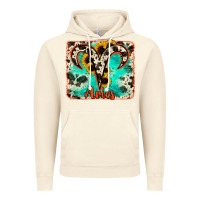 Vintage Artic aries turquoise cowhide Vintage Hoodie - RanaPortraitStore