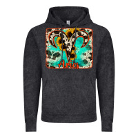 Vintage Black aries turquoise cowhide Vintage Hoodie - RanaPortraitStore