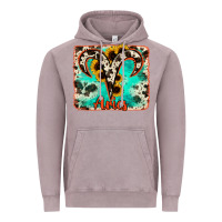 Vintage Zinc aries turquoise cowhide Vintage Hoodie - RanaPortraitStore
